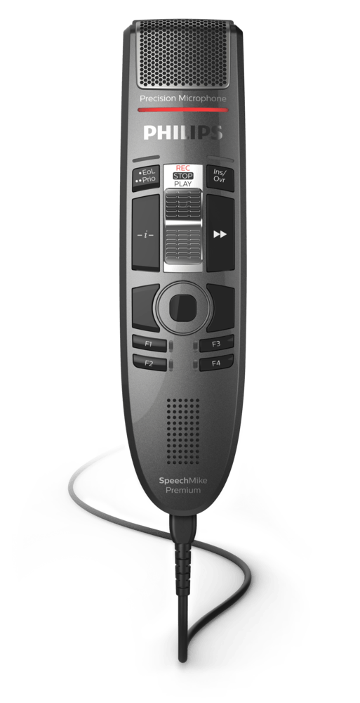 Philips SMP 3710 SpeechMike Premium Touch Dicteermicrofoon met shuifbediening